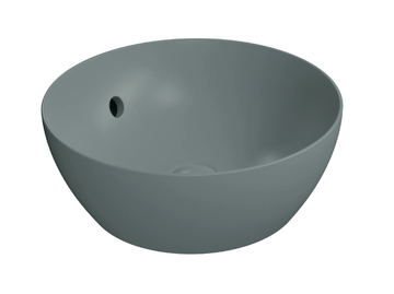 COLOR ELEMENTS Ø42 - Countertop round ceramic washbasin with overflow by GSI ceramica - view 2
